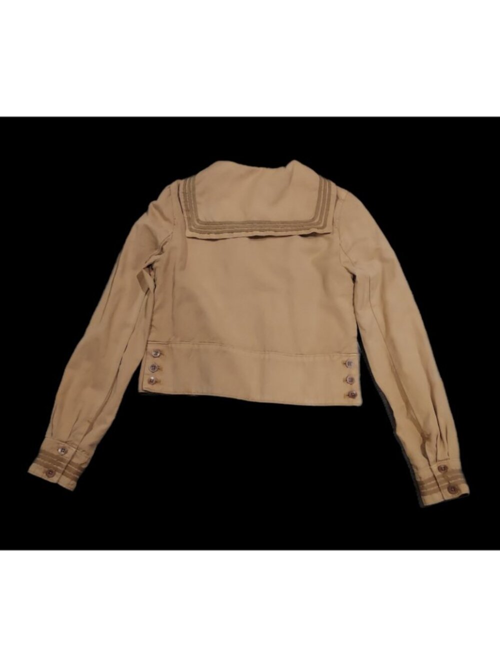 Daughters Of The Revolution Sailor Jacket Tan Military Women USA 4 - Picture 2 of 16